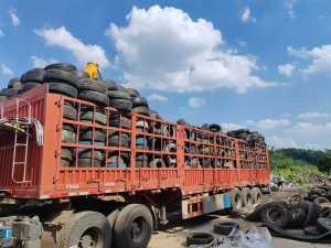 长期出售大小钢丝胎废料