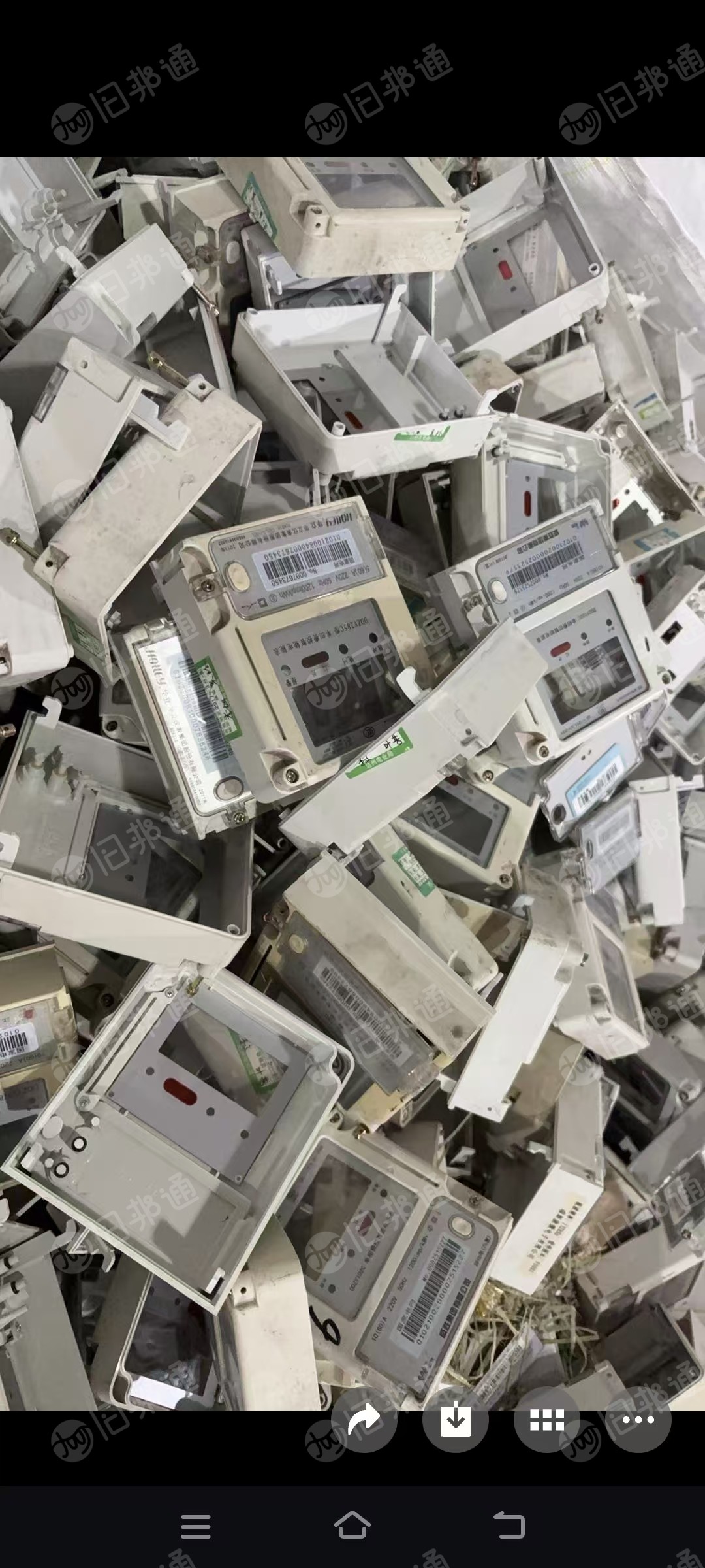 出售PC阻燃电表壳破碎料