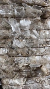 出售透明餐盒压块，现货几吨