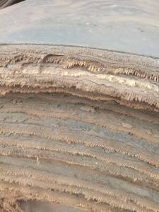 出售钢铁厂下来的输送带，钢丝和尼龙都有