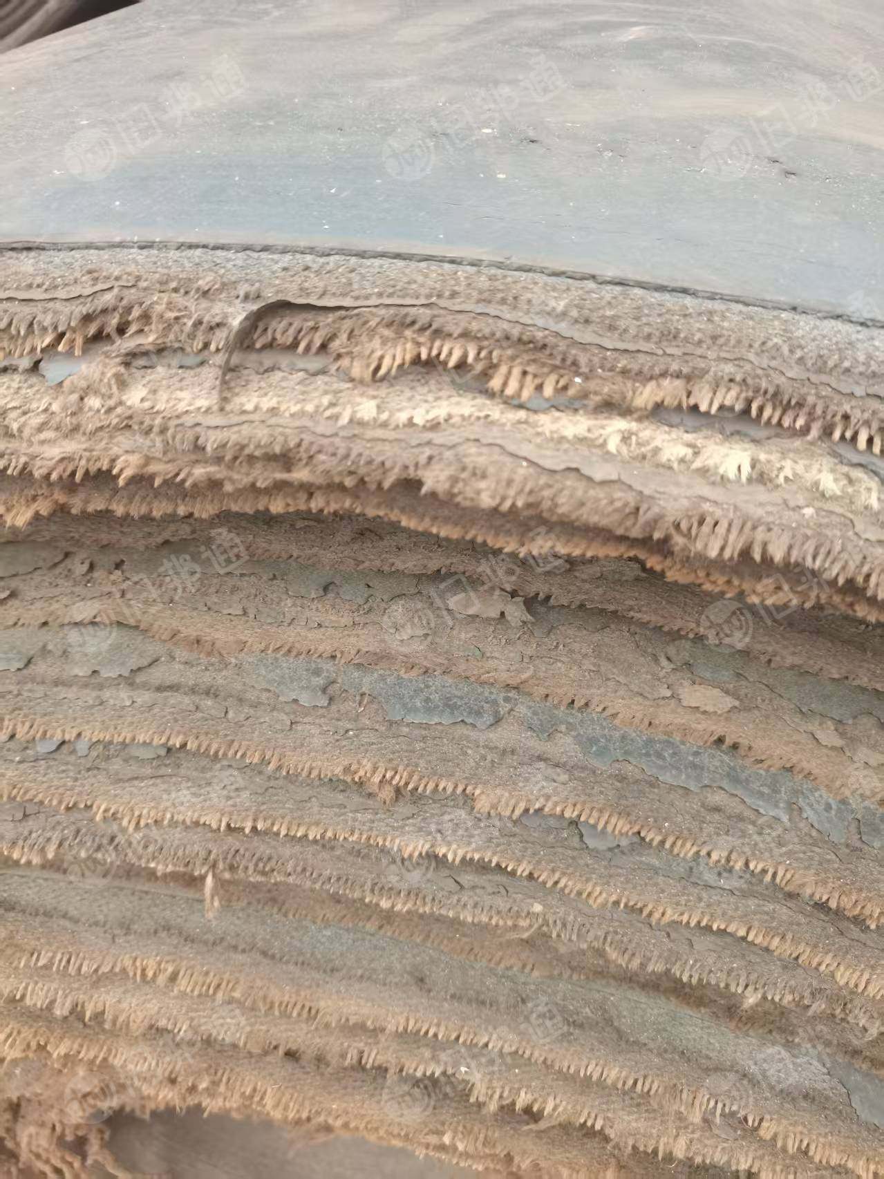 出售钢铁厂下来的输送带，钢丝和尼龙都有