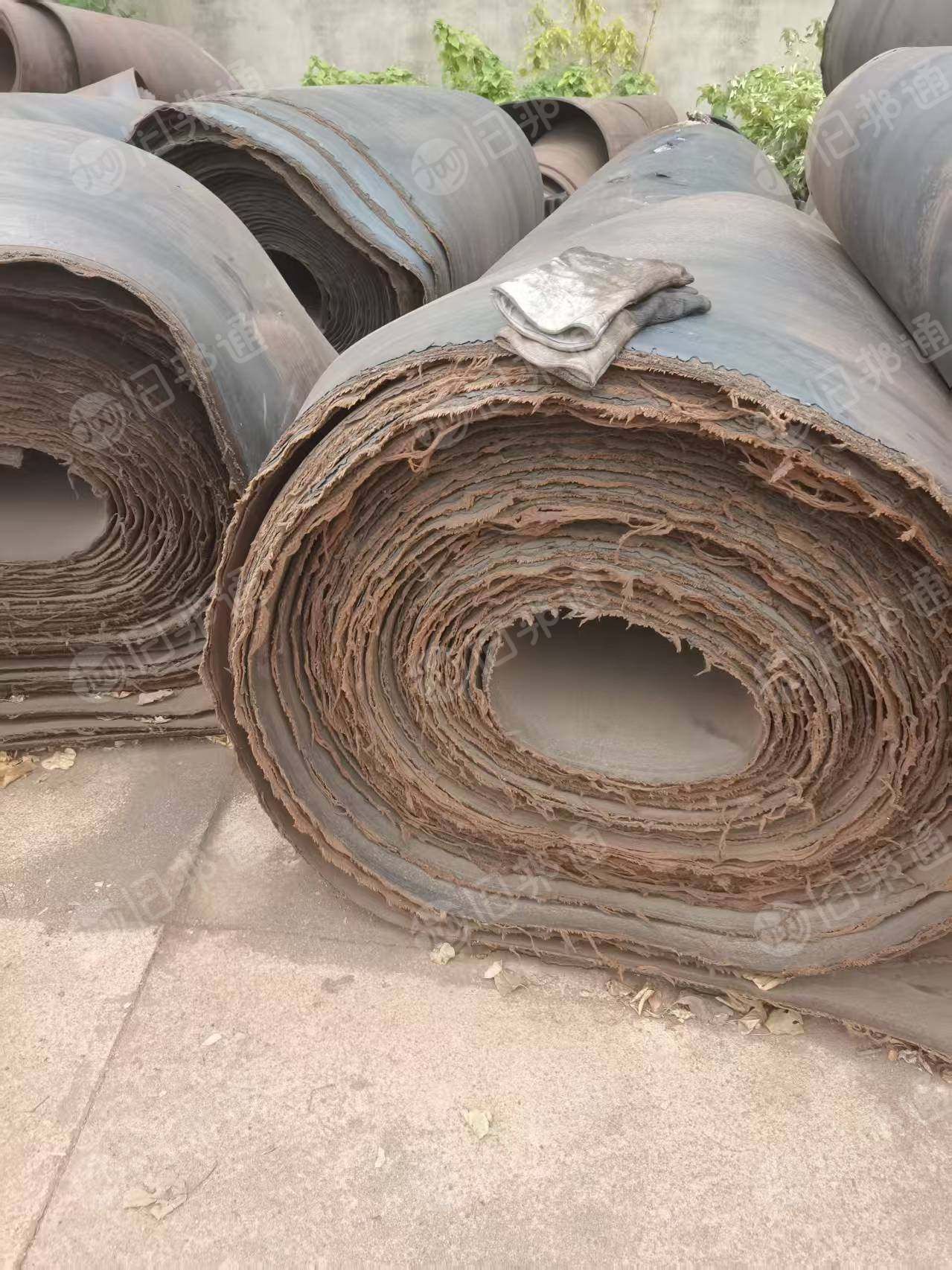 出售钢铁厂下来的输送带，钢丝和尼龙都有