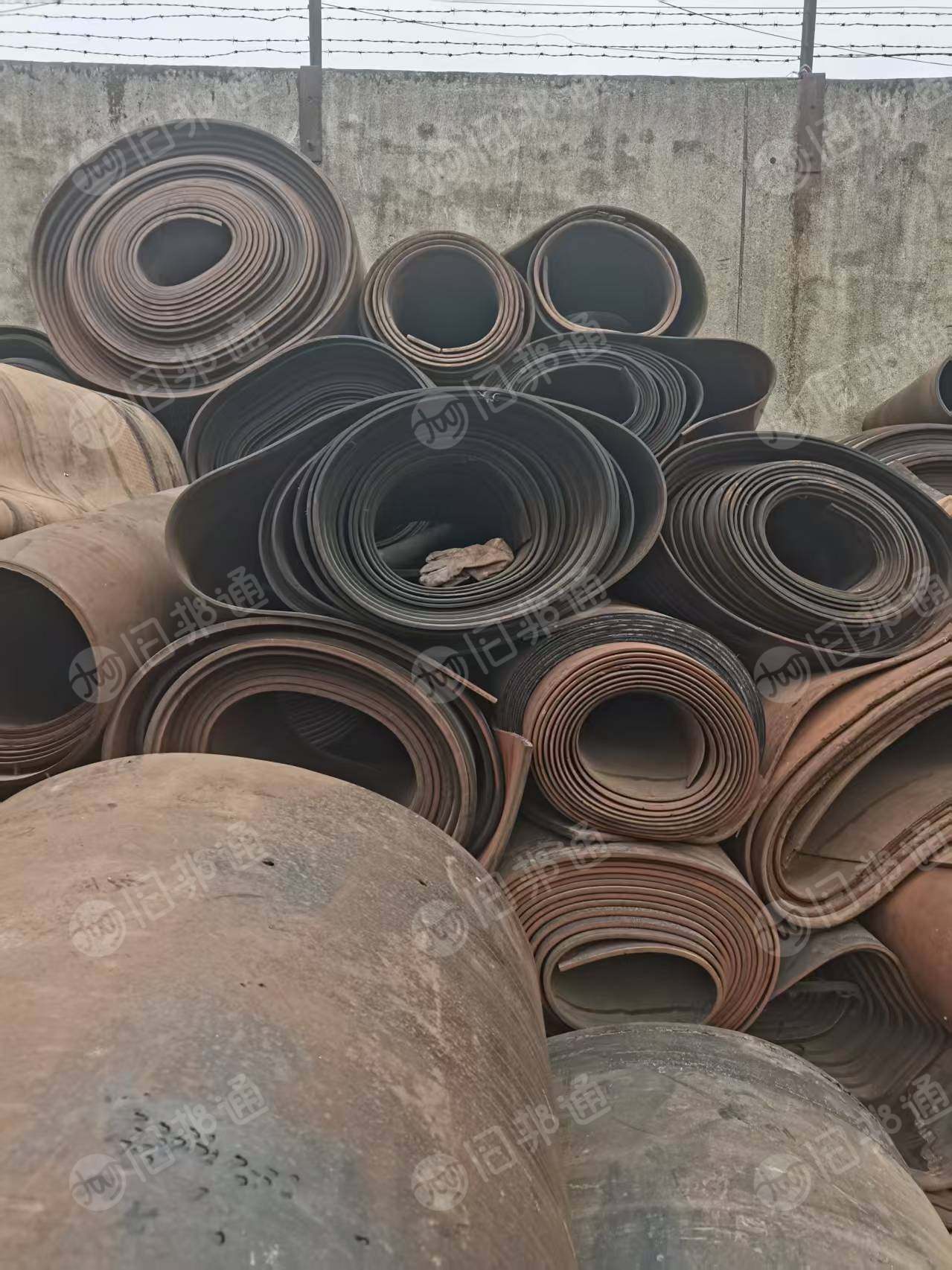 出售钢铁厂下来的输送带，钢丝和尼龙都有