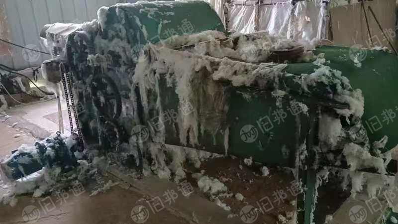 厂家不做了，现金处理一批开花棉设备，含破碎机，开松机，梳棉机，打包机，叉车，一整套开花设备