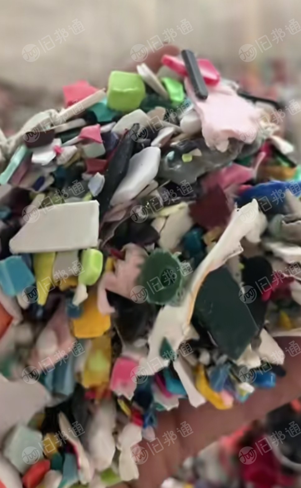 长期出售18度盐漂花丙破碎料，盐漂红丙破碎料，盐漂蓝丙破碎料，未过材质机