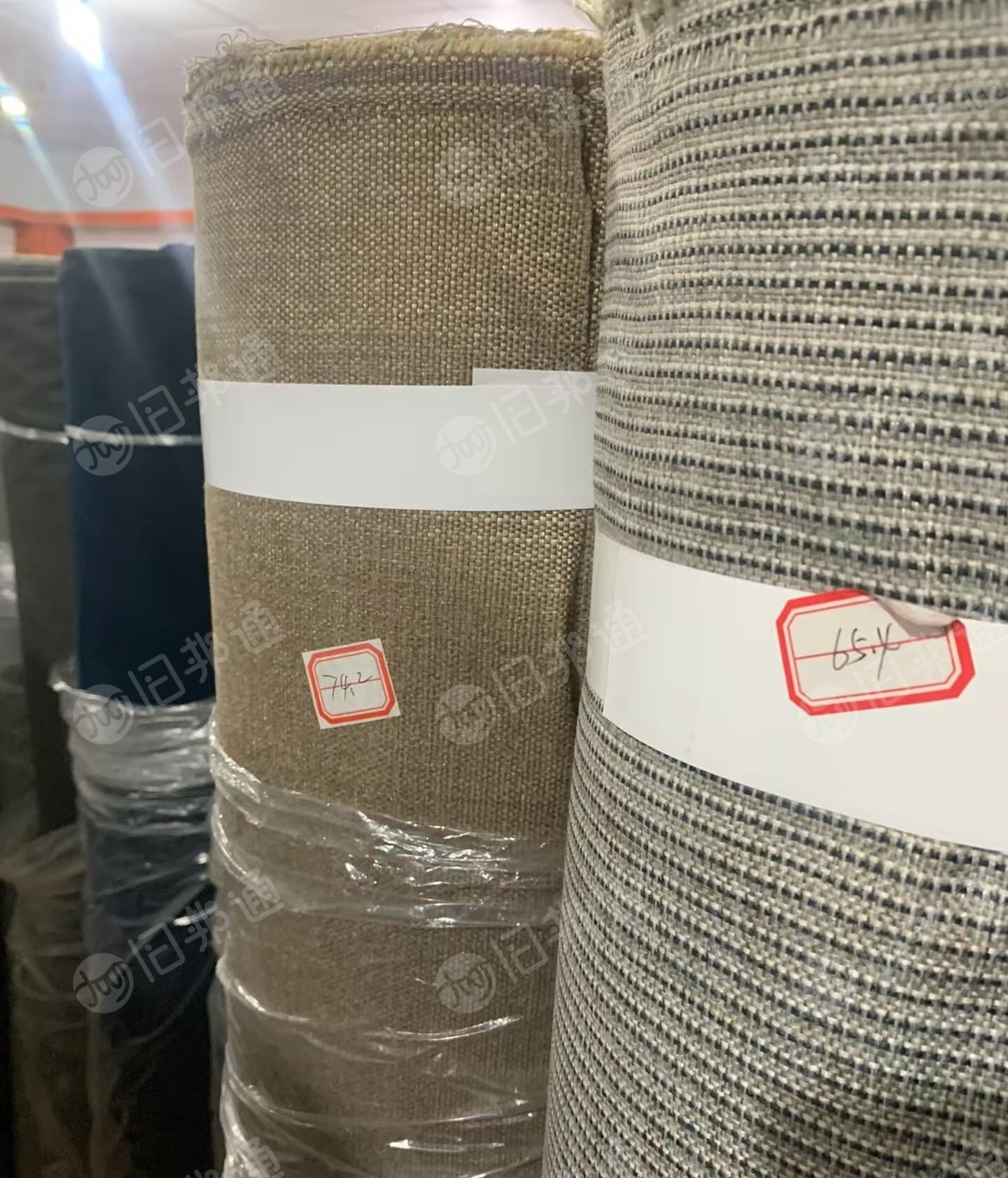 出售库存沙发布，亚麻布，科技布，绒布等杂货，现货有几百捆，米数不一，货在山东济南