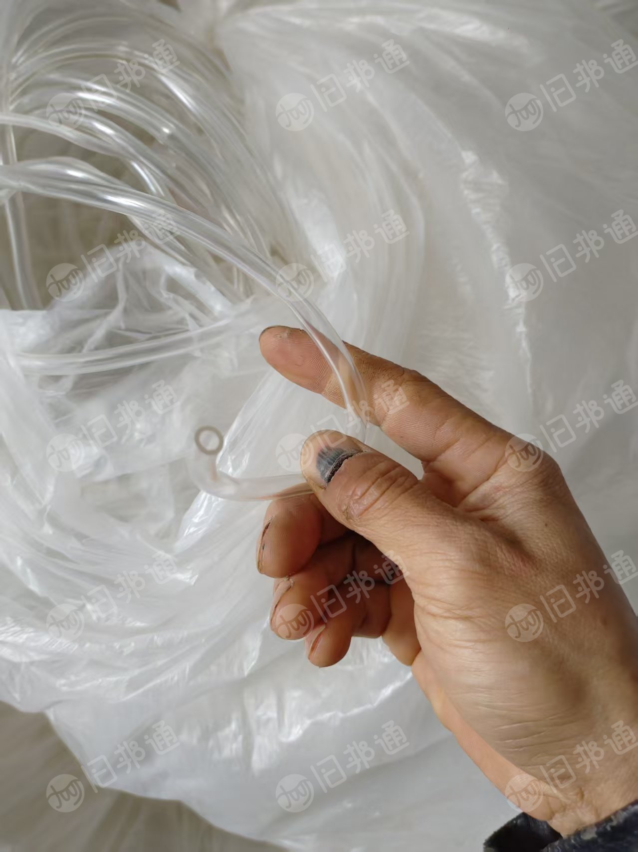 出售PVC输液管毛料,全部都是医疗厂下来的废料,现货70吨