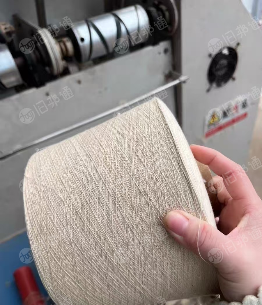 出售库存棉纱，环锭纺21支单纱，纯棉棉纱，货在山东聊城