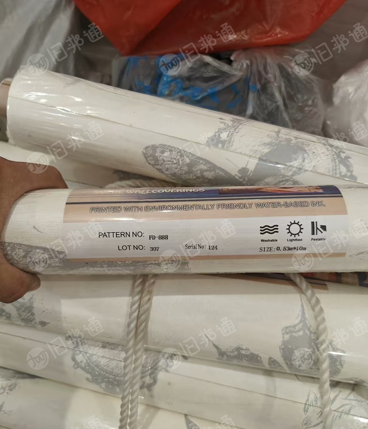 出售装修没用完的墙布，处理墙布，现货只有17卷，货在广东广州