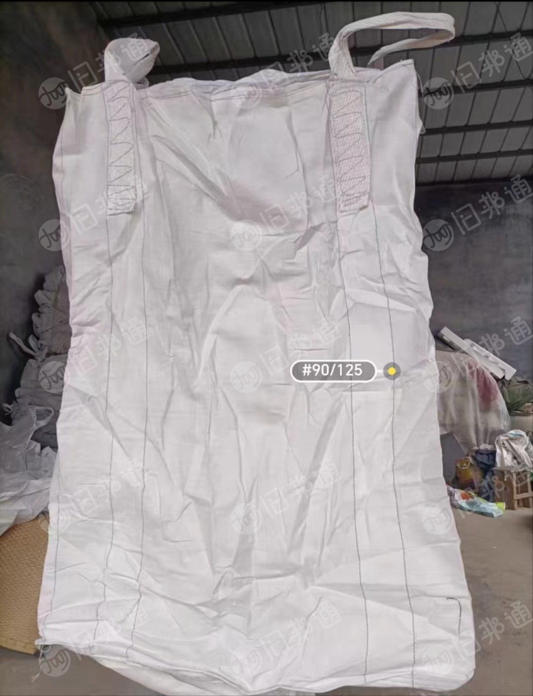 长期出售二手吨包，上下小口钙粉包，90*90*125