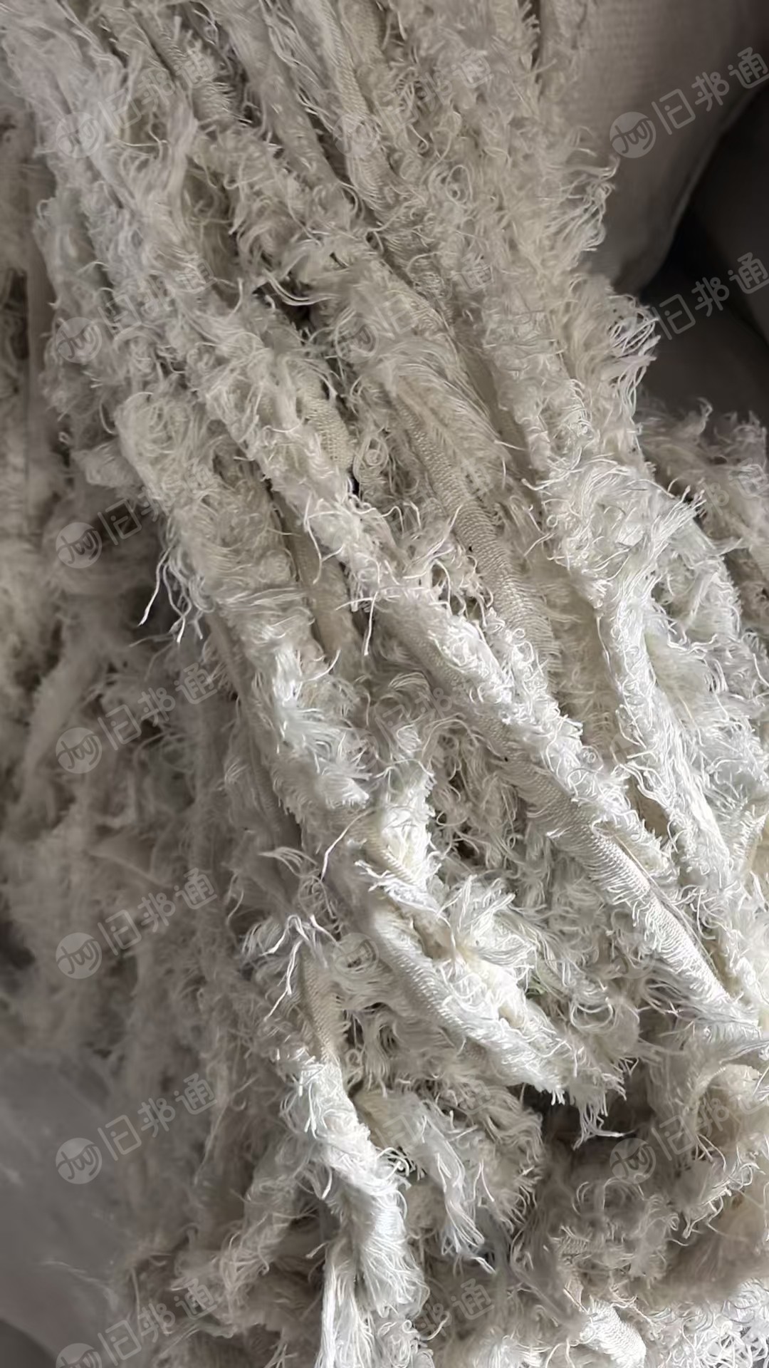 长期回收大化布边纱头纯棉布边纱头涤棉布边纱头,开花用