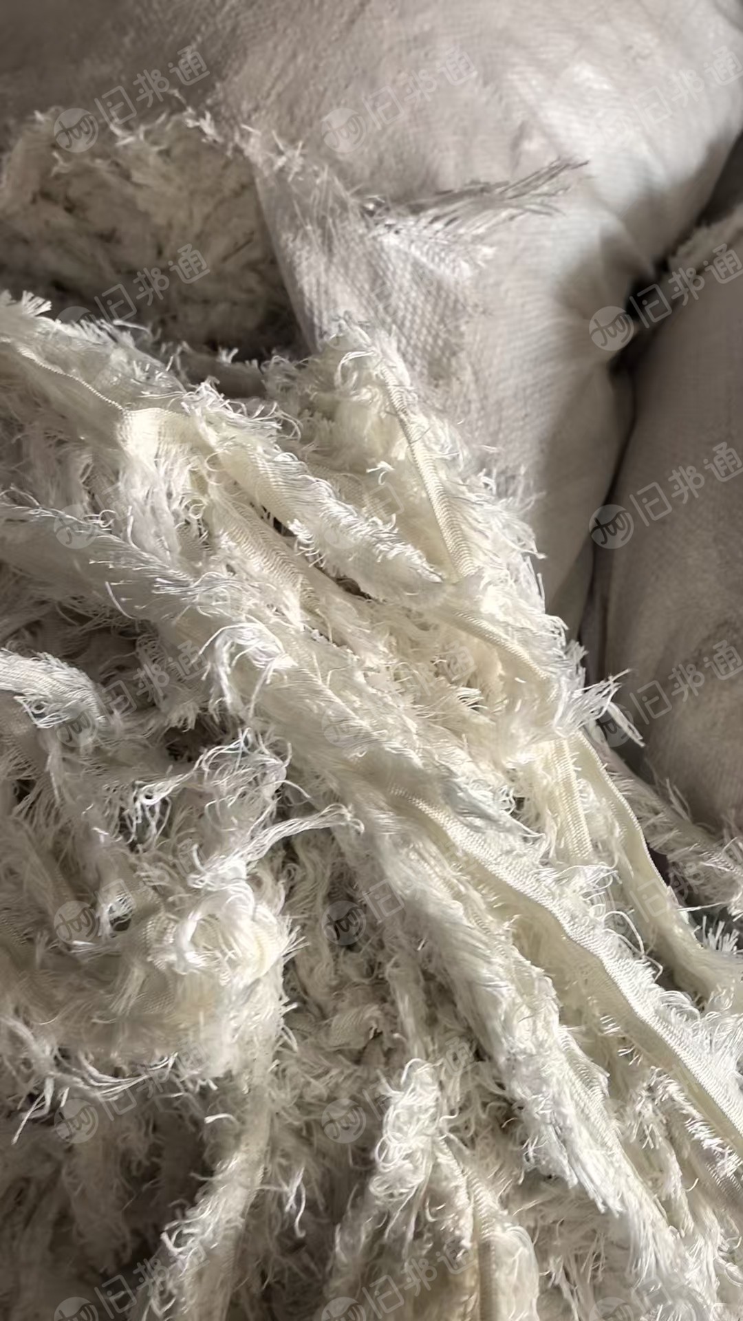 长期回收大化布边纱头纯棉布边纱头涤棉布边纱头,开花用