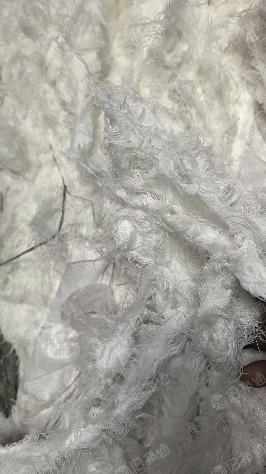 长期回收大化布边纱头纯棉布边纱头涤棉布边纱头，开花用