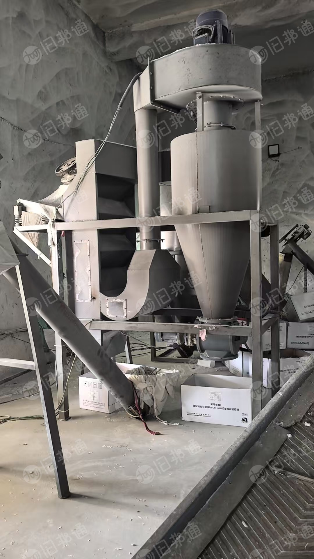 出售9成新设备，80的破碎机2台，80的风选机3台，分选机1台。都带提升机