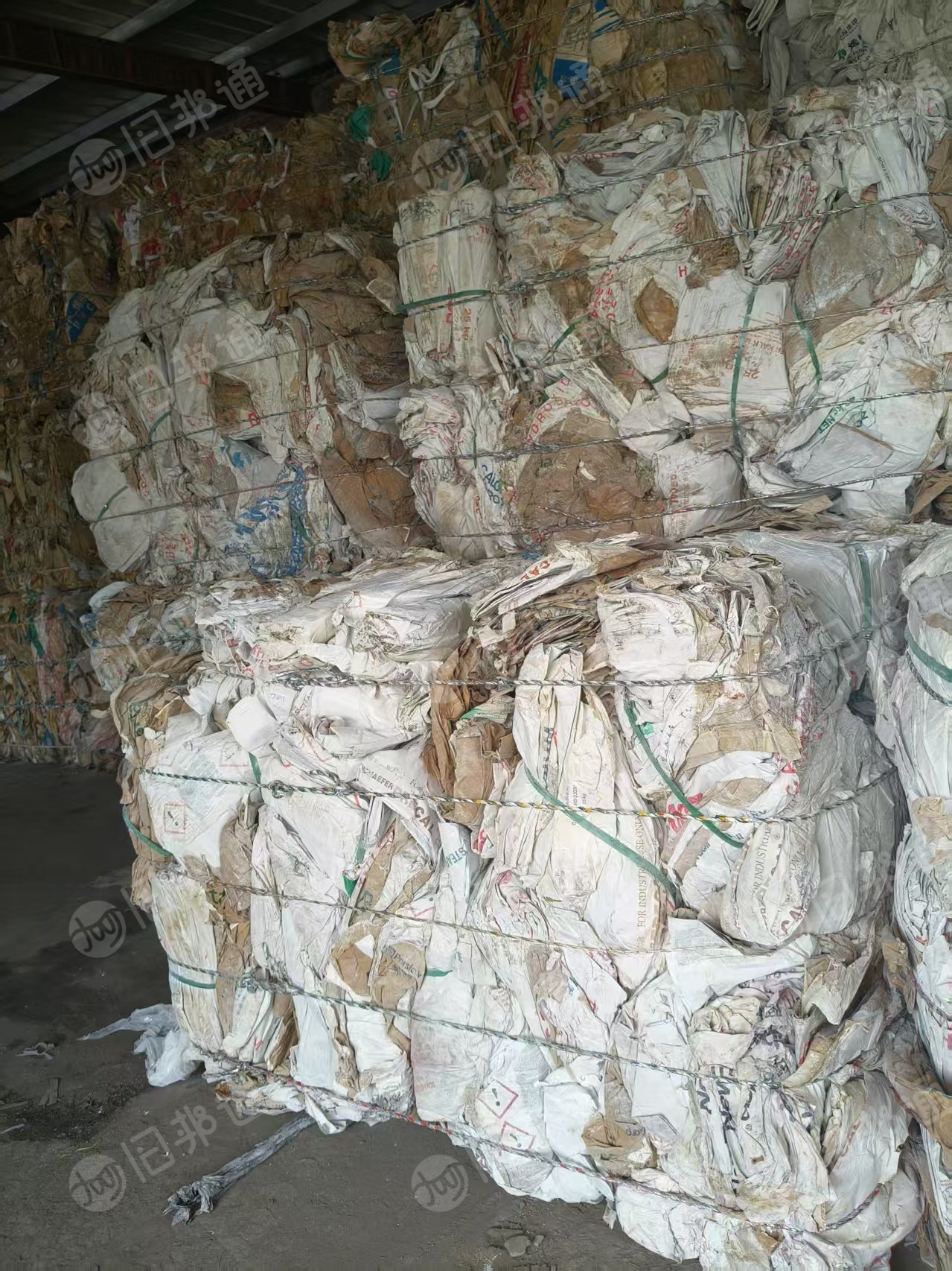 出售废牛皮纸袋压包料