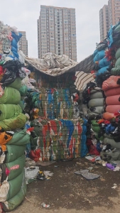 长期出售PP编织袋废料，杂色的