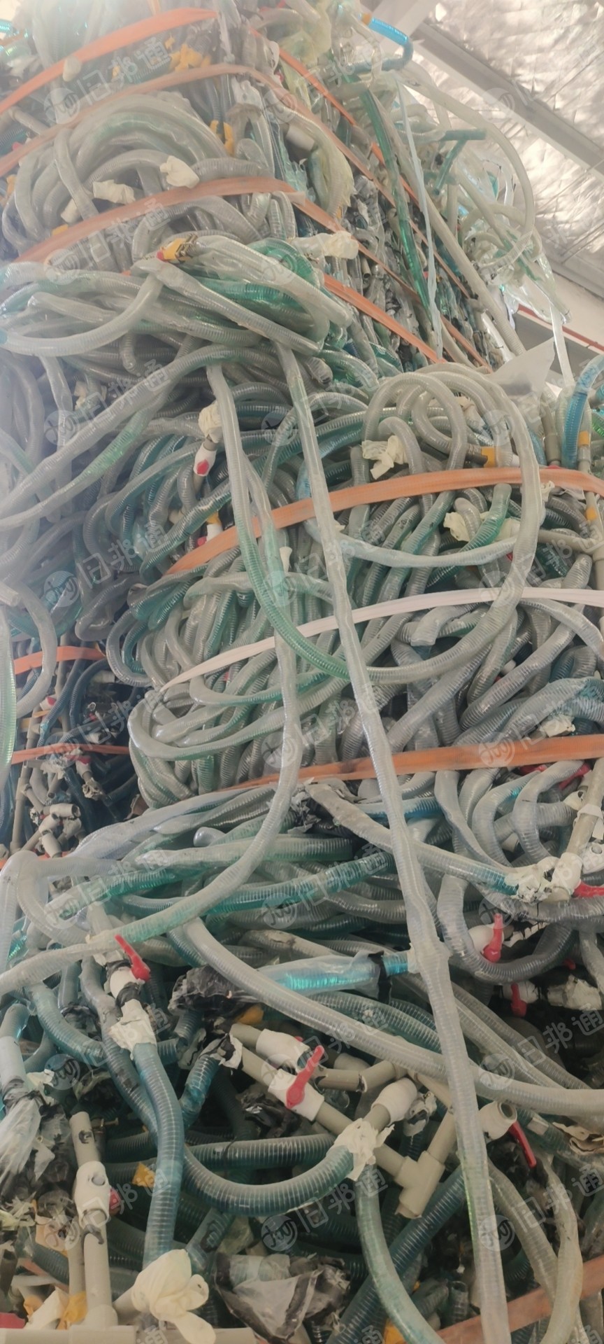 出售风电厂下来的pvc钢丝管，含树脂，长期有货