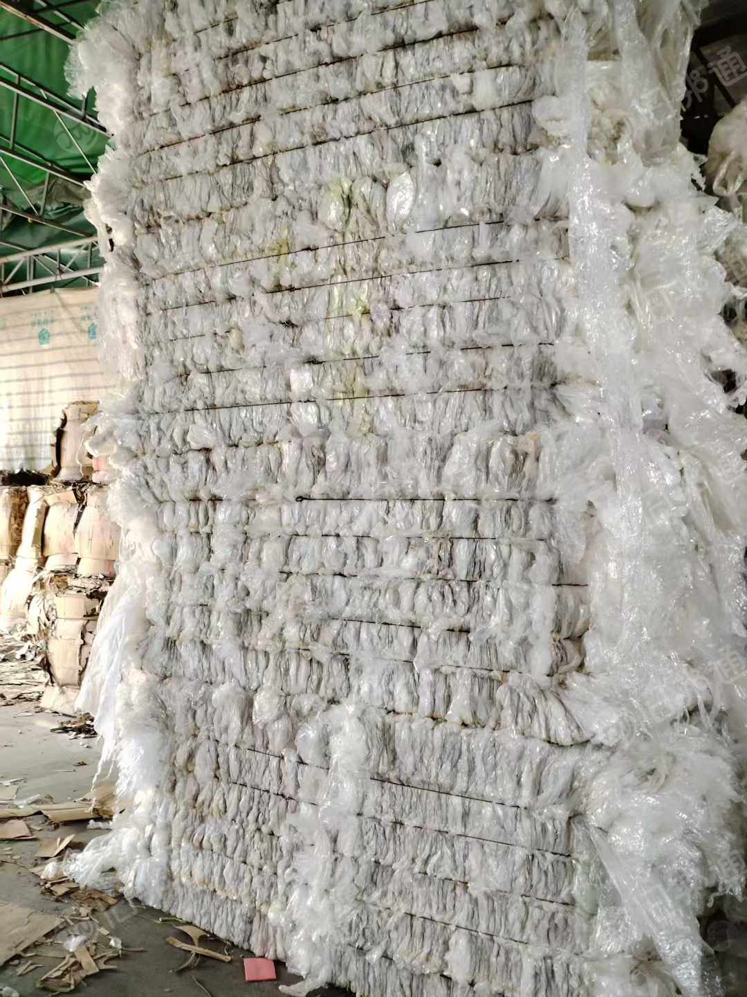 出售一级干造拉丝膜废料，干造缠绕膜废料，蓝膜废料