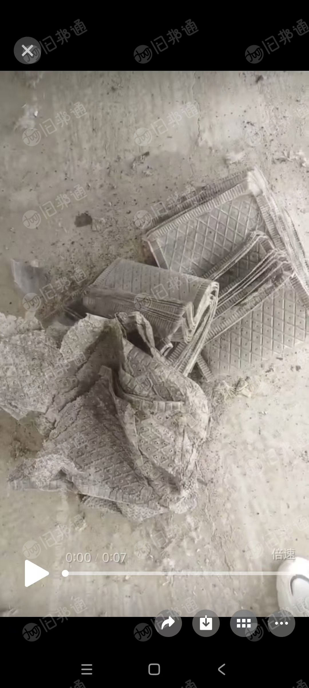 出售PET破碎料，秧盘破碎的，冷洗的，掺杂千分之几的PVC破碎料，月供几十吨，