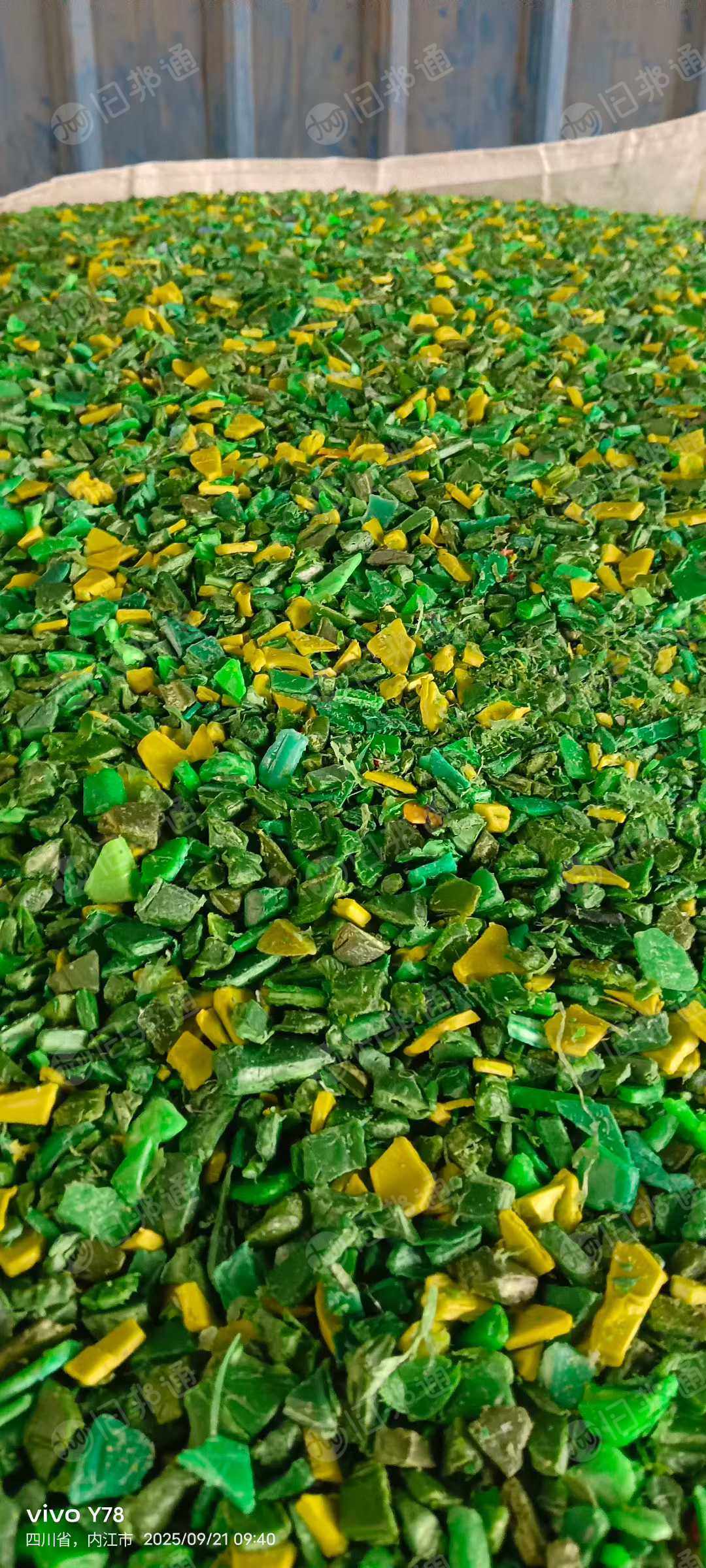 出售PE垃圾桶破碎料，可直接上机，长期有货