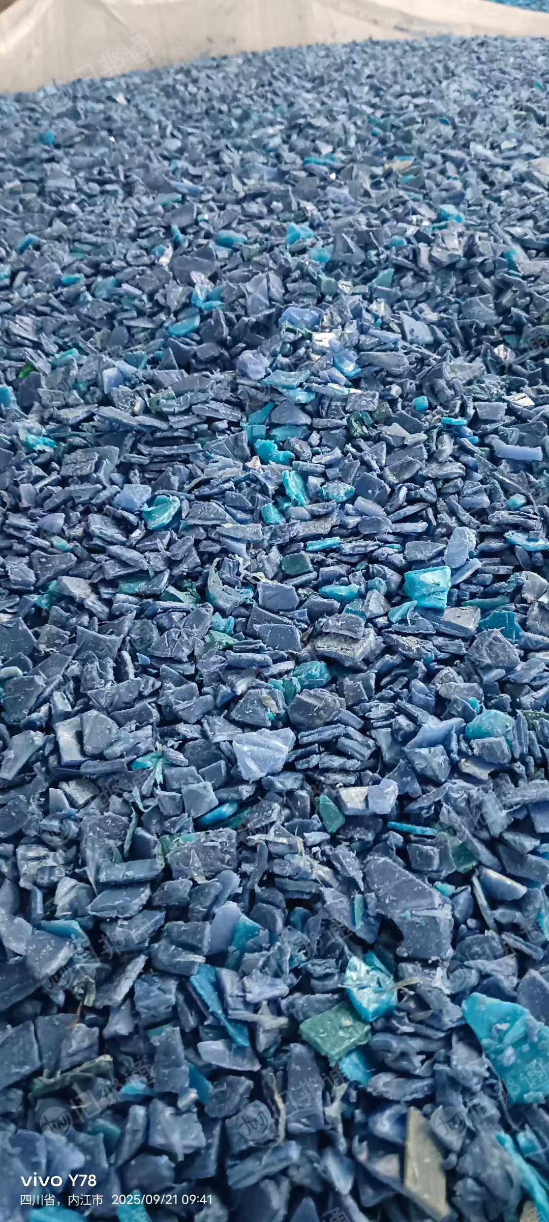 出售PE垃圾桶破碎料，可直接上机，长期有货