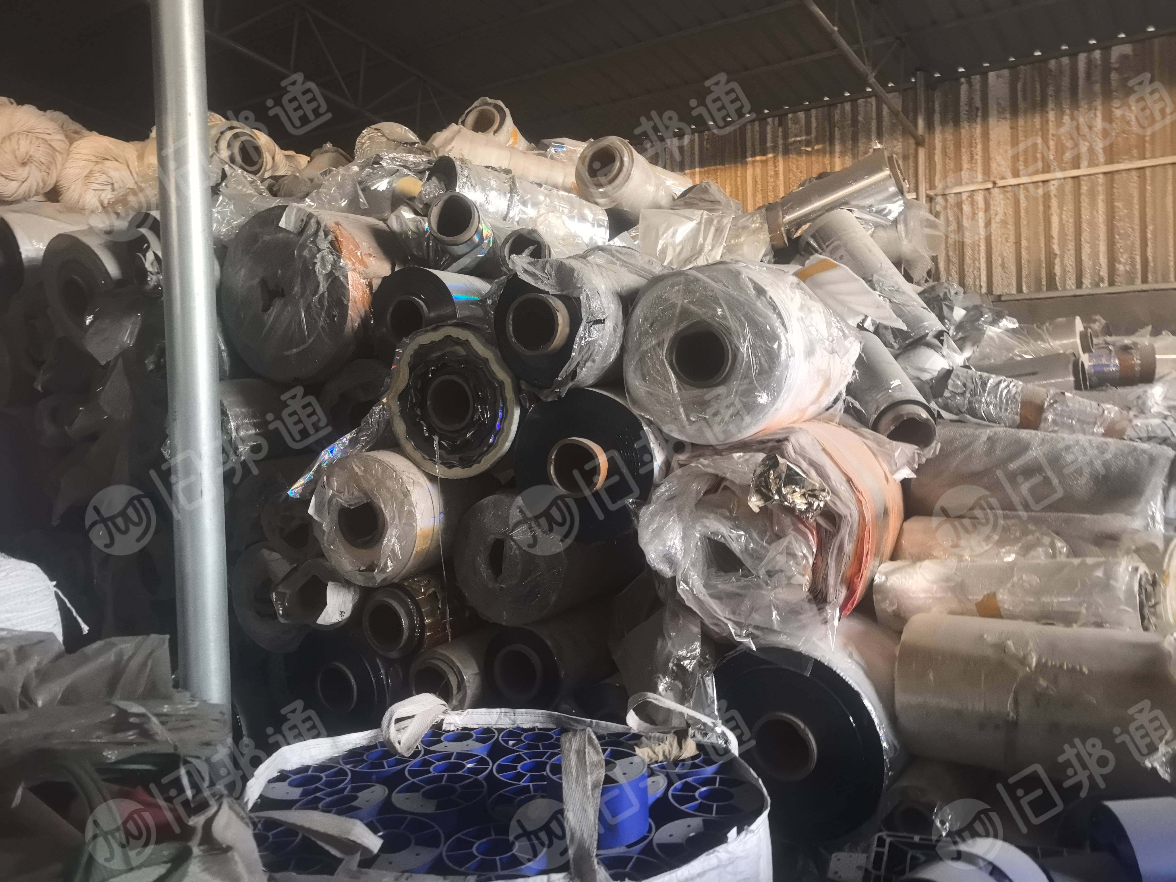 回收pet卷膜，烫金膜，电池膜打绳原料