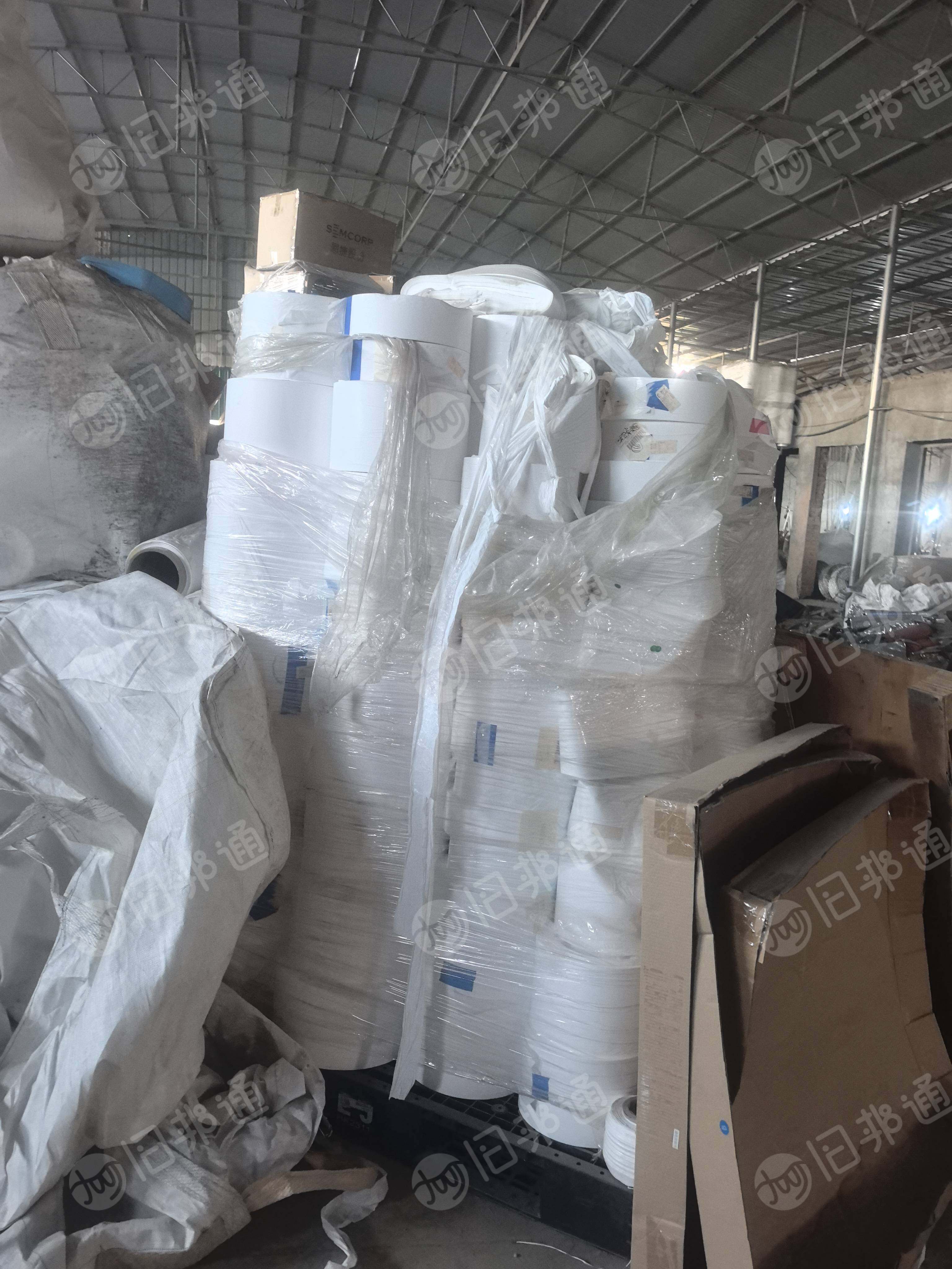 回收pet卷膜，烫金膜，电池膜打绳原料