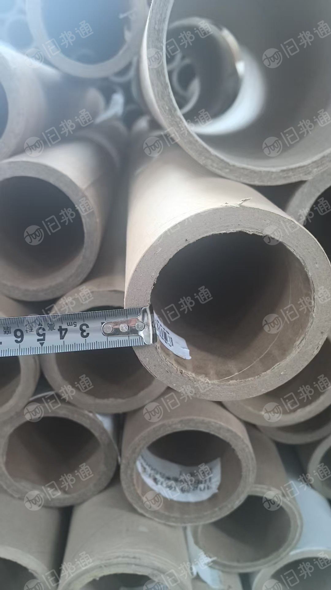 出售废旧纸管，内径7.6cm，厚度1.0cm，长度1米多
