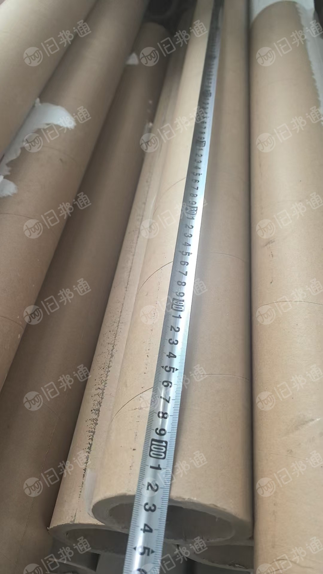 出售废旧纸管，内径7.6cm，厚度1.0cm，长度1米多