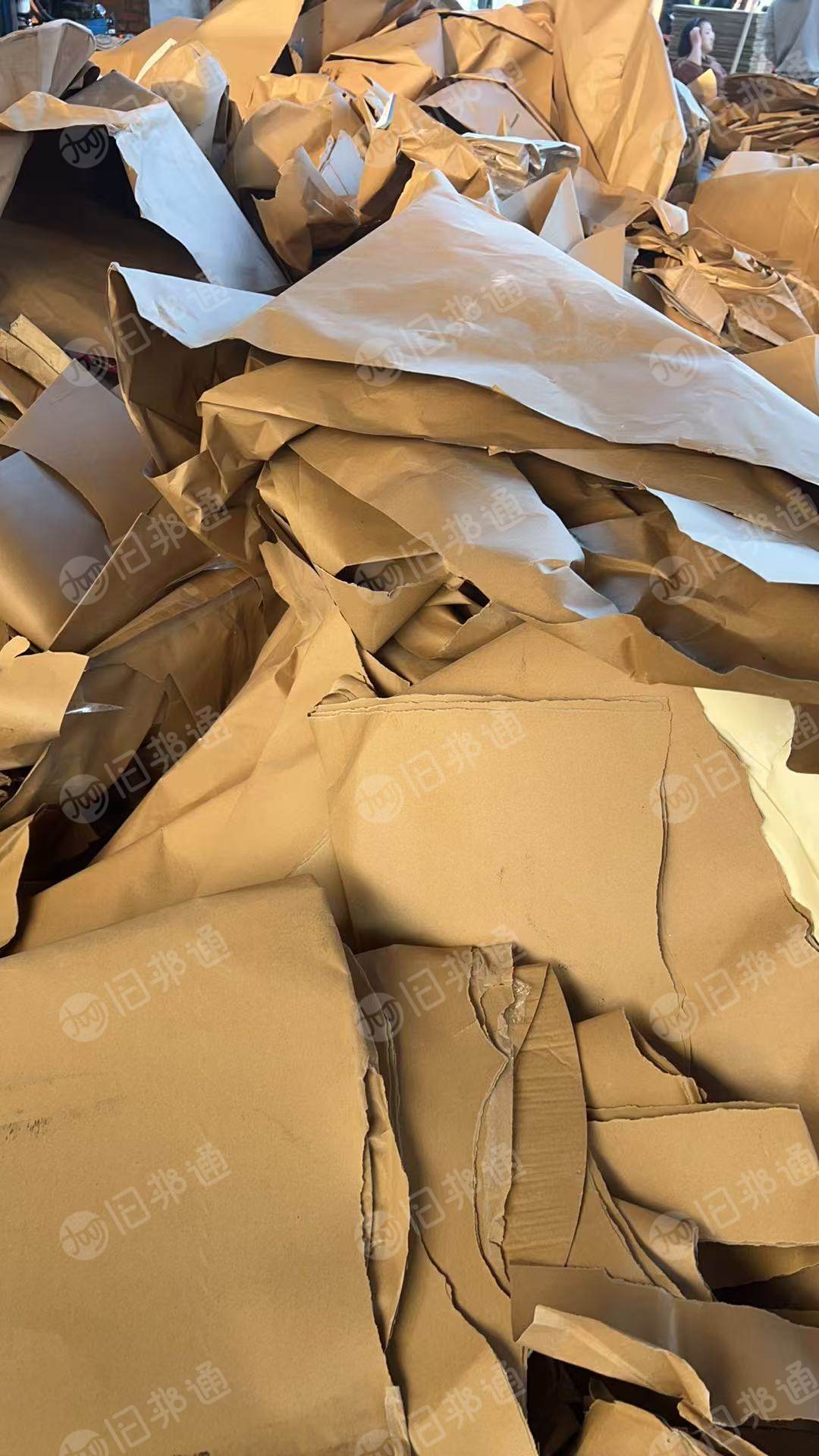 长期出售无膜木浆牛皮纸废料