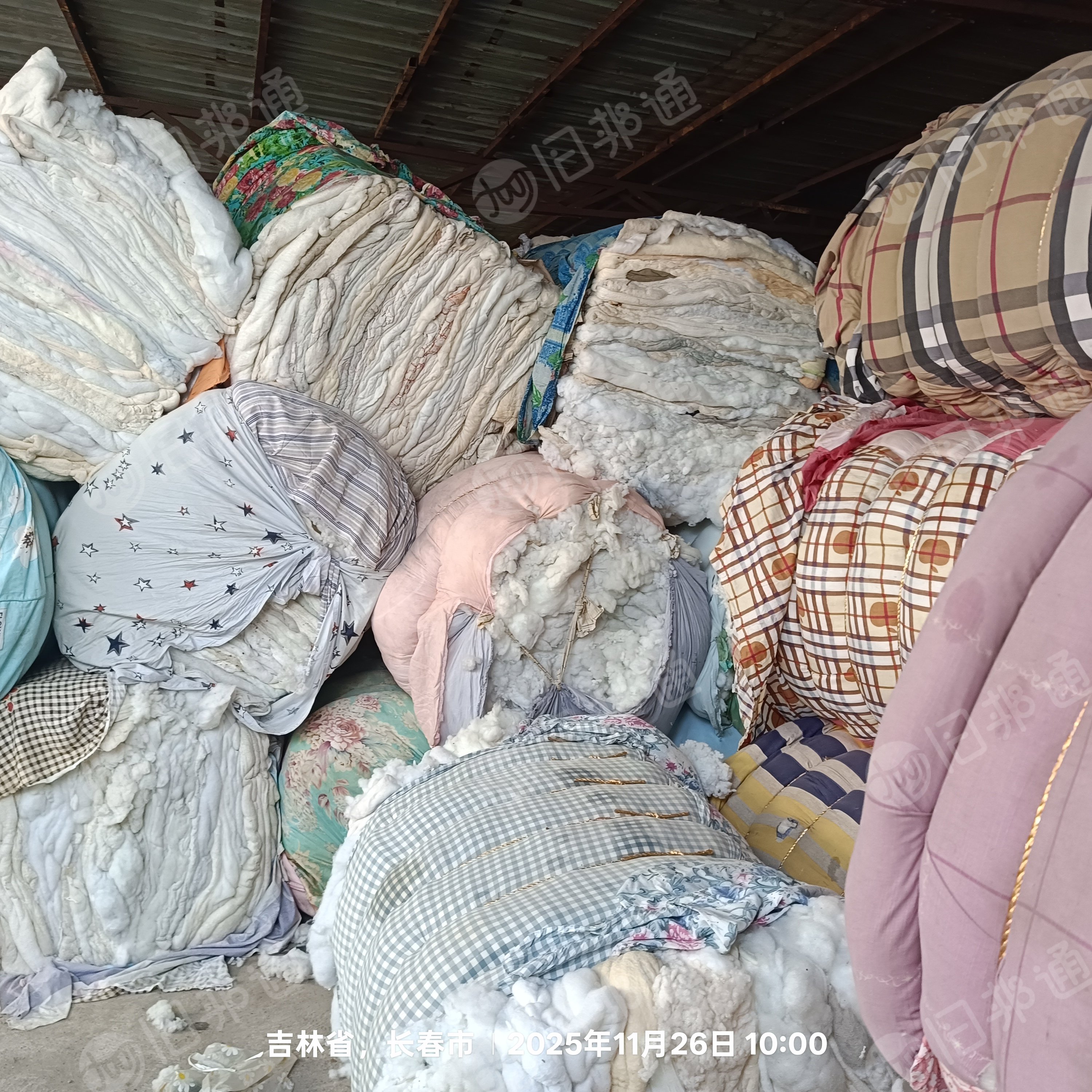 长期出售丝棉被,娃娃棉,枕芯棉