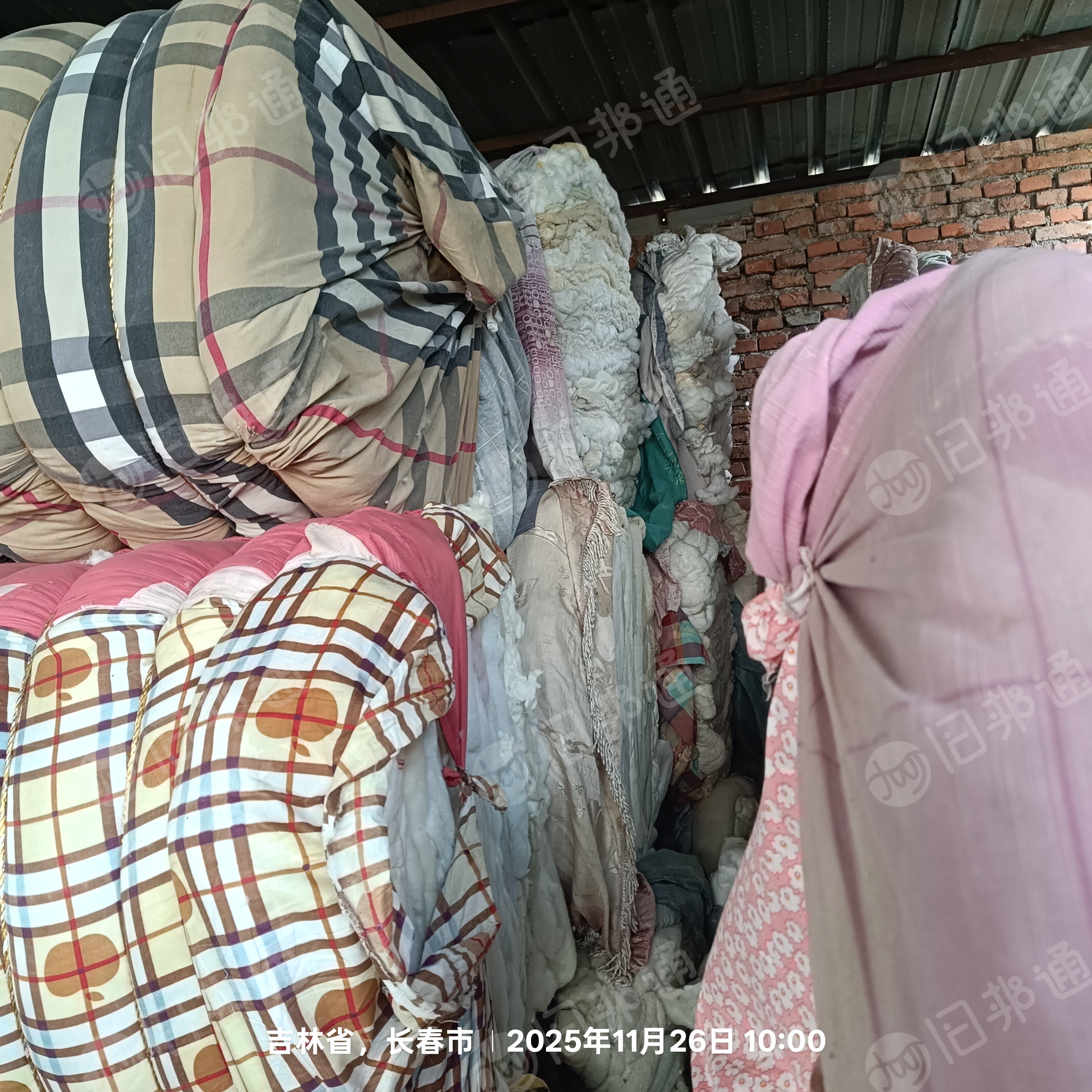 长期出售丝棉被，娃娃棉，枕芯棉