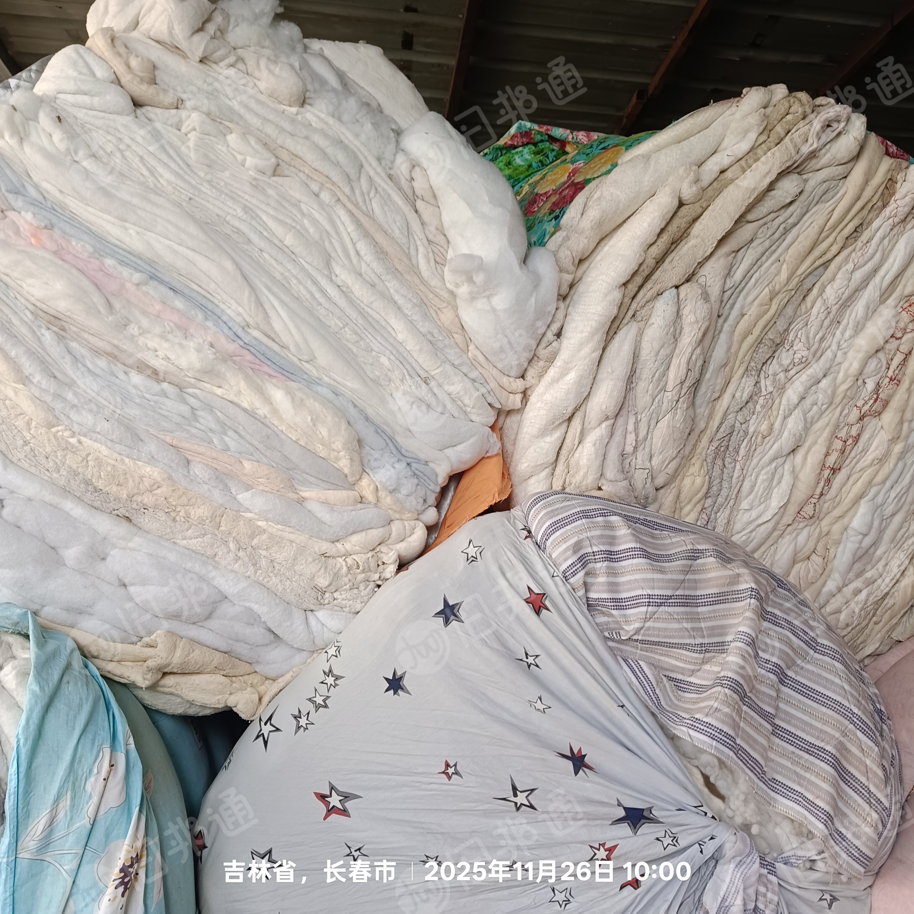 长期出售丝棉被,娃娃棉,枕芯棉