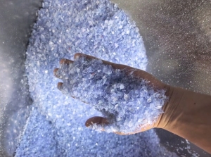 大量出售PVC电子管破碎料