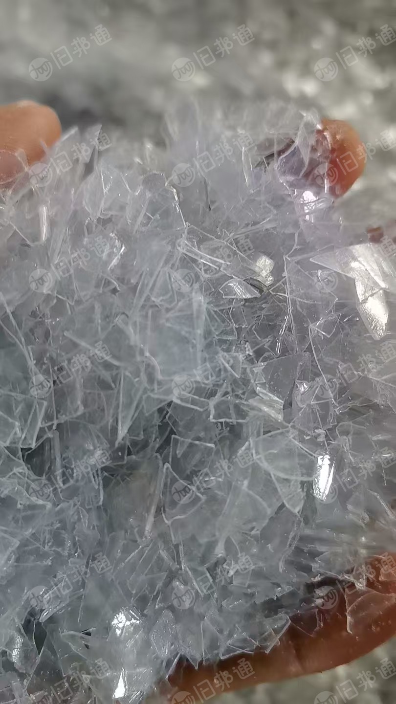 大量出售PET吸塑盒破碎料，A级B级分开粉，月供500吨