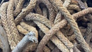 长期出售缆绳统货，有涤纶缆绳，丙纶缆绳，涤纶比较多，现货有13米一车，货在山东临沂