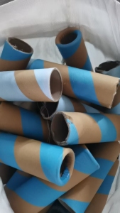 长期出售废旧弹丝纸管、宝塔管，散料没压块