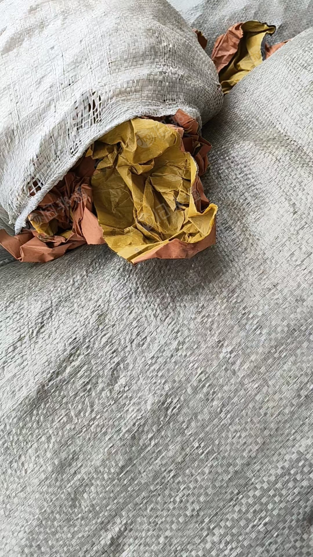 长期出售花色果袋纸废料