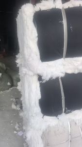 长期出售开花棉化纤棉，化纤布开出来的，可以做棉被填充针刺用，每个月100吨左右，厂在河北沧州