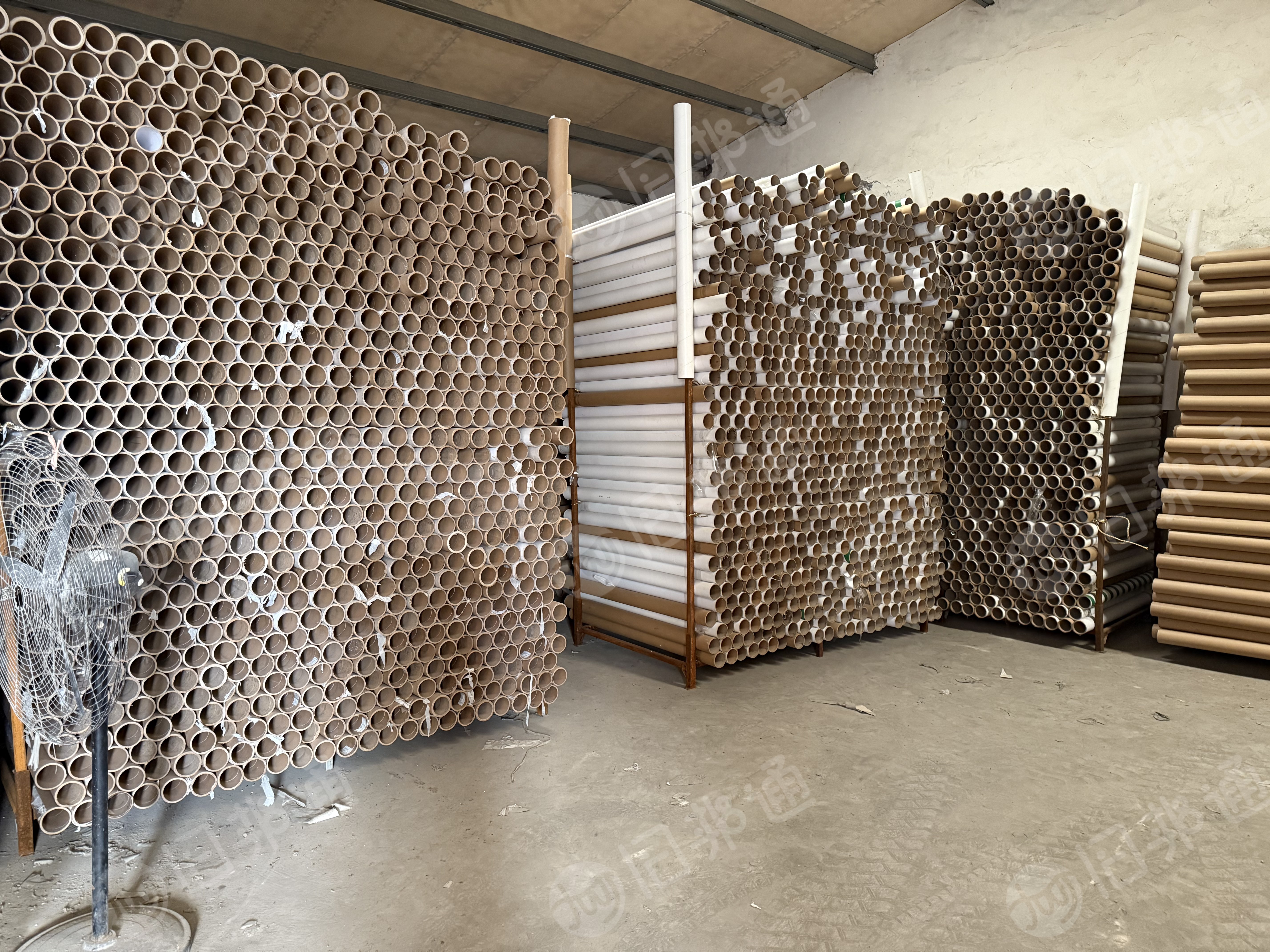 出售二手纸管,内径7.6cm,厚度0.5/0.6cm,长度1.4米