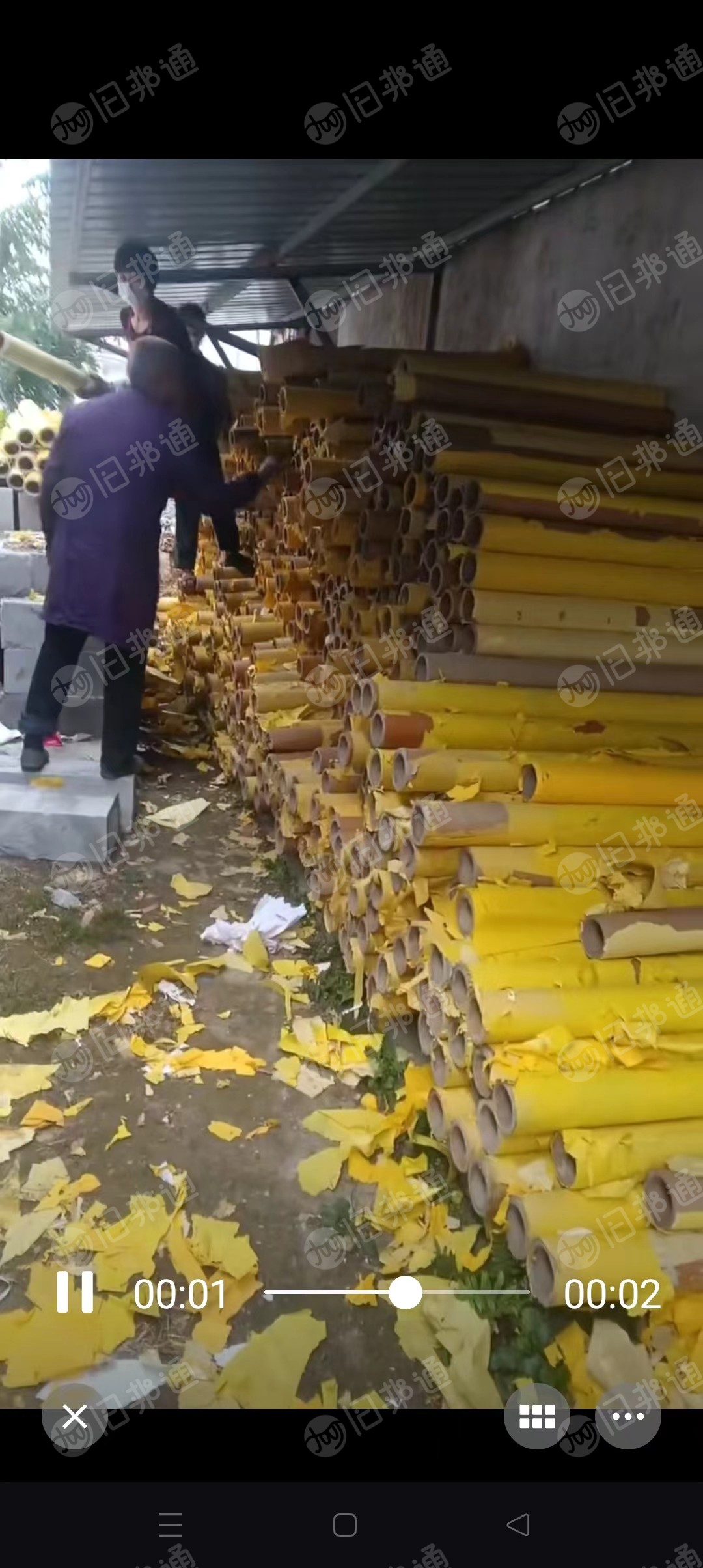 出售迷信纸管，内径7.5/7.6cm，厚度1.0cm，长度90-120cm