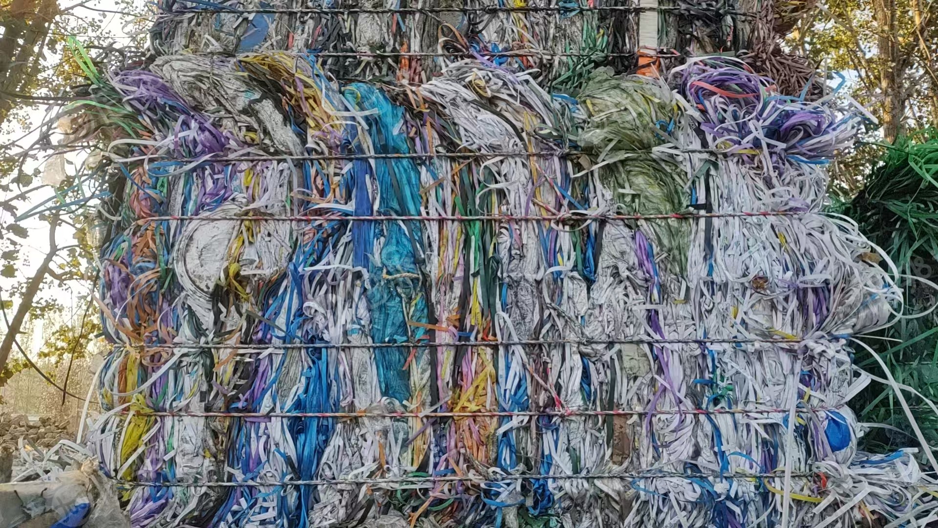 长期出售PP打包带废料，漂沉一起的