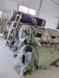 出售针刺无纺布卷材，无纺布卷材，现货两吨多