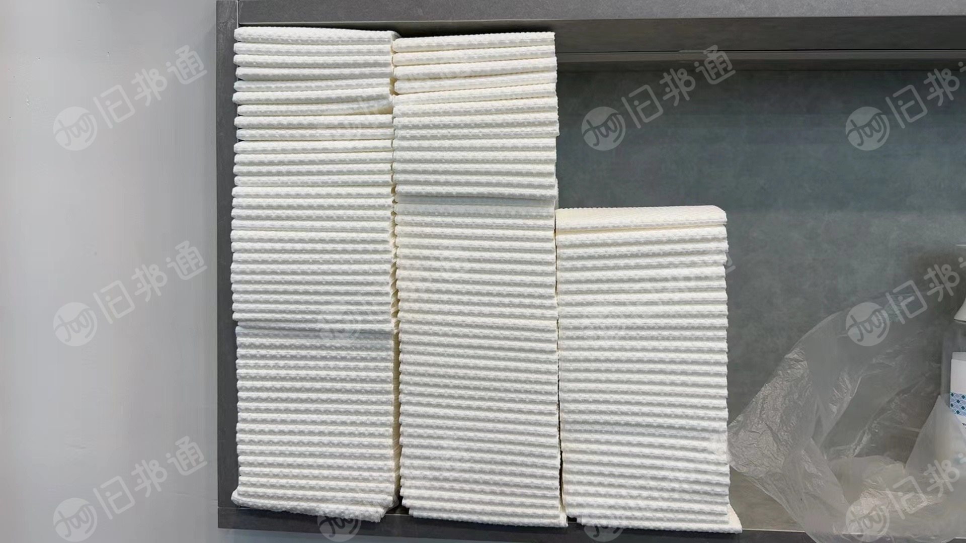 出售用过的一次性毛巾，涤纶木浆无纺布，pp木浆无纺布，50涤50木浆，50丙纶50木浆的，月供20吨