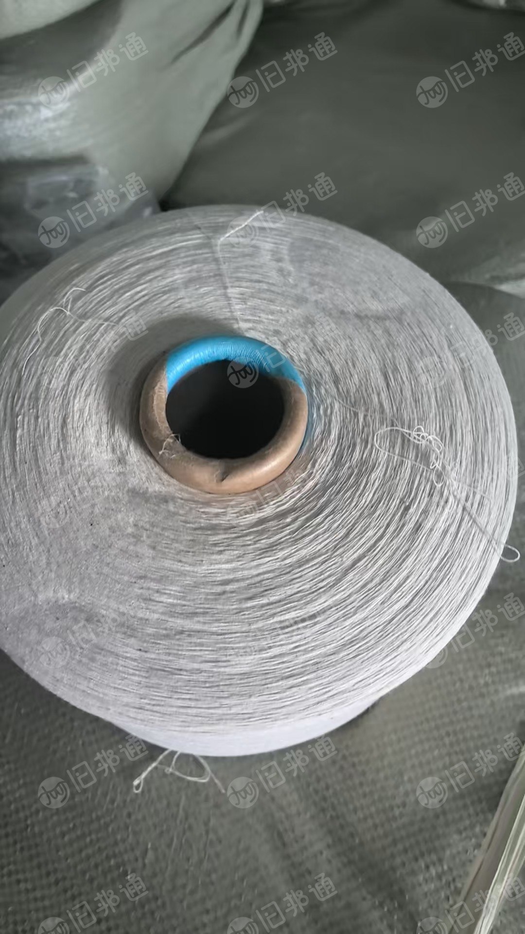 长期回收工厂下来的库存棉纱,6/40支的,涤纶丝,涤棉纱线,混纺纱,本白,色纱,麻灰纱