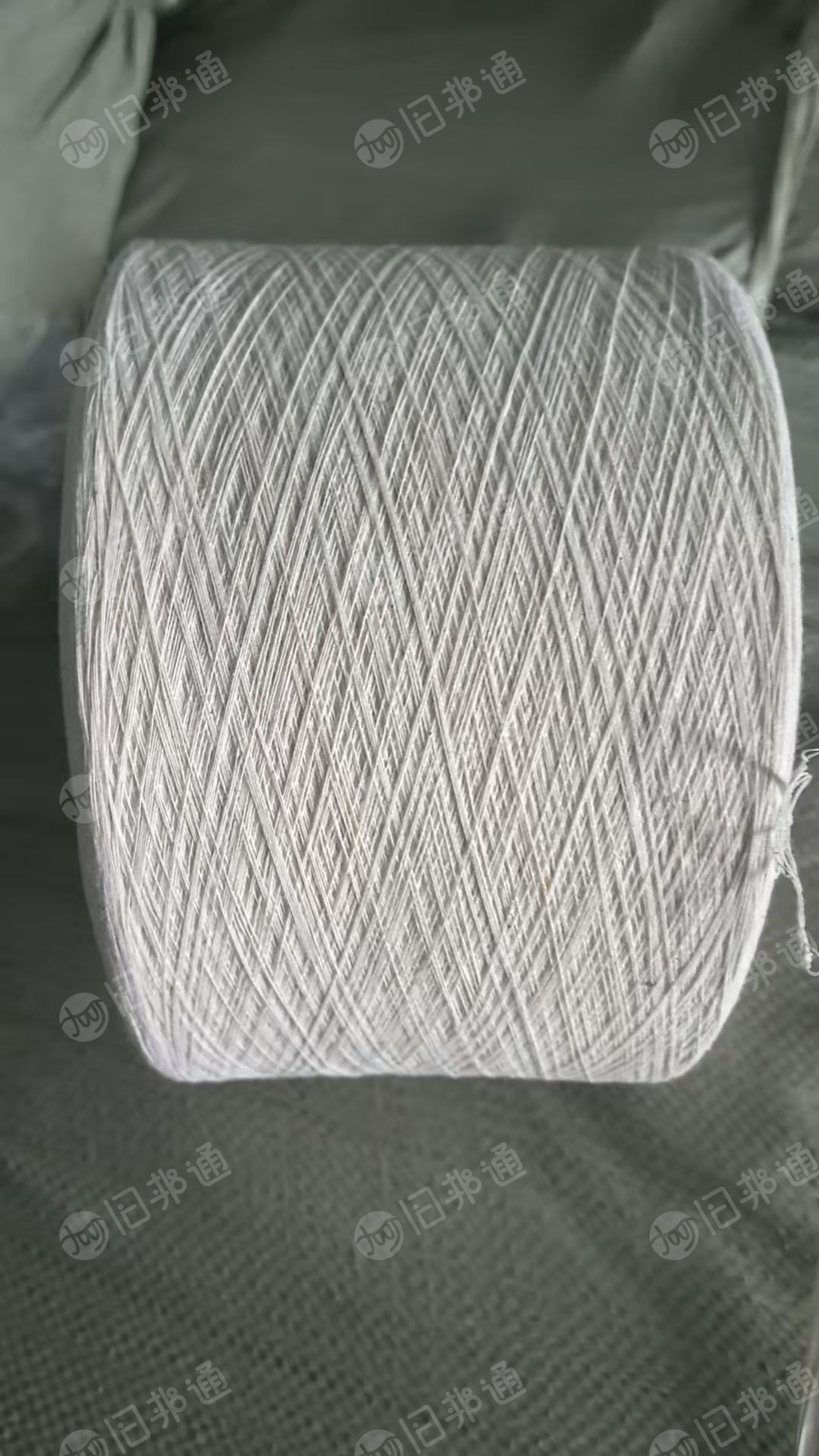 长期回收工厂下来的库存棉纱，6/40支的，涤纶丝，涤棉纱线，混纺纱，本白，色纱，麻灰纱