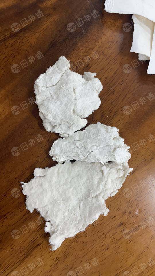 大量出售纯口杯纸浆，白度78，湿重4g，灰分5-6个