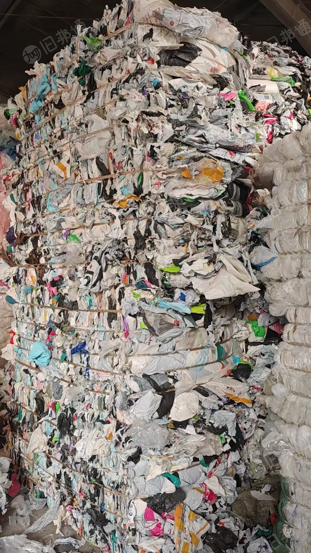 出售快递袋废料，干造的，压好包的，月供百吨