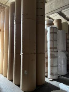 出售日本进口的卷筒160克白色单硅纸，幅宽152cm