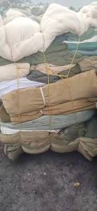 出售部隊里退下來的的被子，褥子，枕頭，現貨有20噸左右，貨在浙江臺州